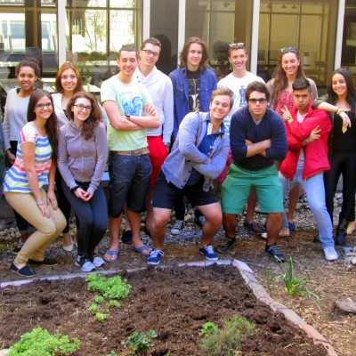 Group in Garden